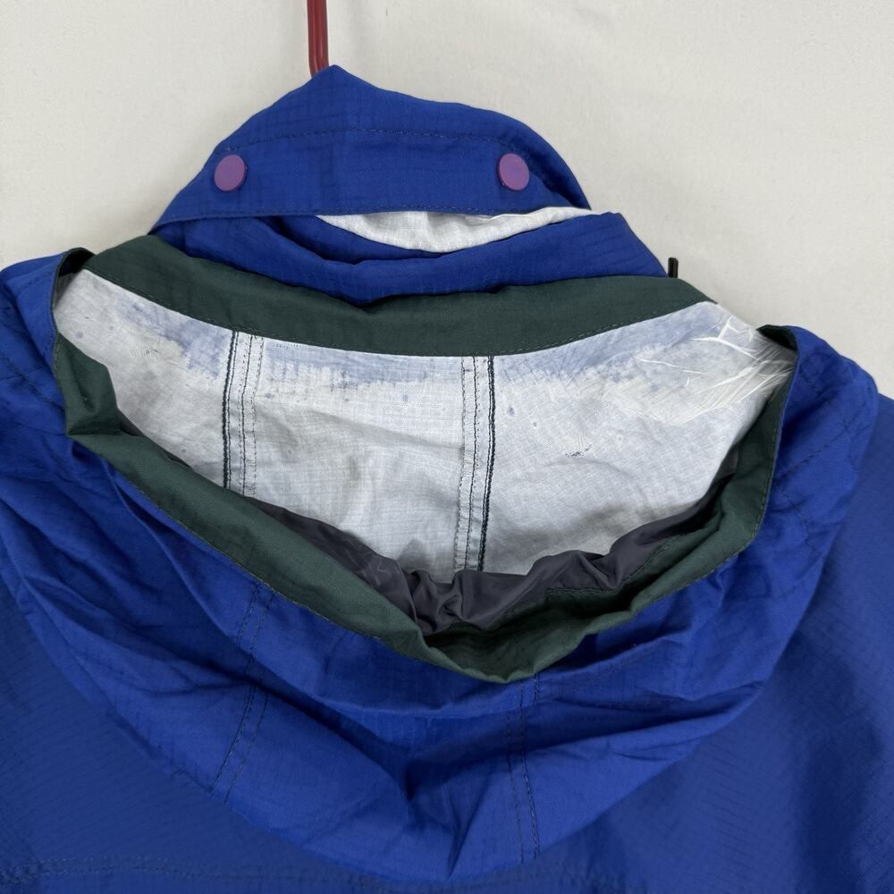 Patagonia Glade Runner Hooded Rain Jacket Cobalt Blue Men's Large Ripstop - Picture 5 of 11
